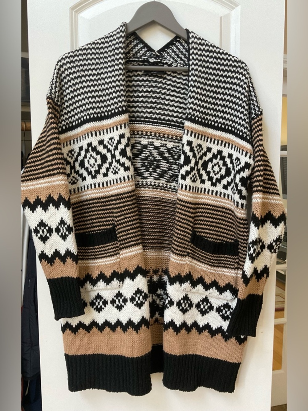 Vici Aztec Pattern Cardigan - Picture 1 of 7
